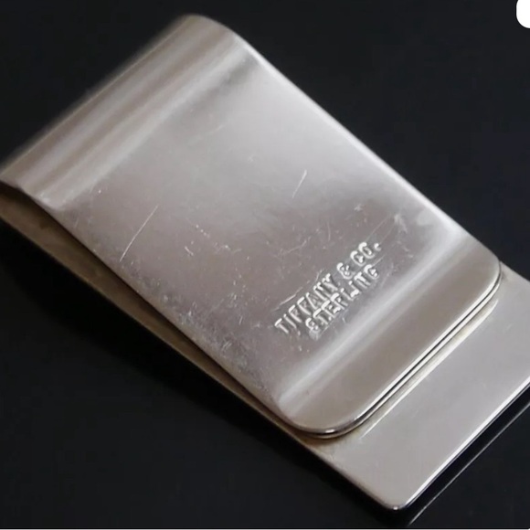 Tiffany Sterling Silver Money Clip. Authentic, New with Tiffany Pouch & box. - Picture 3 of 4